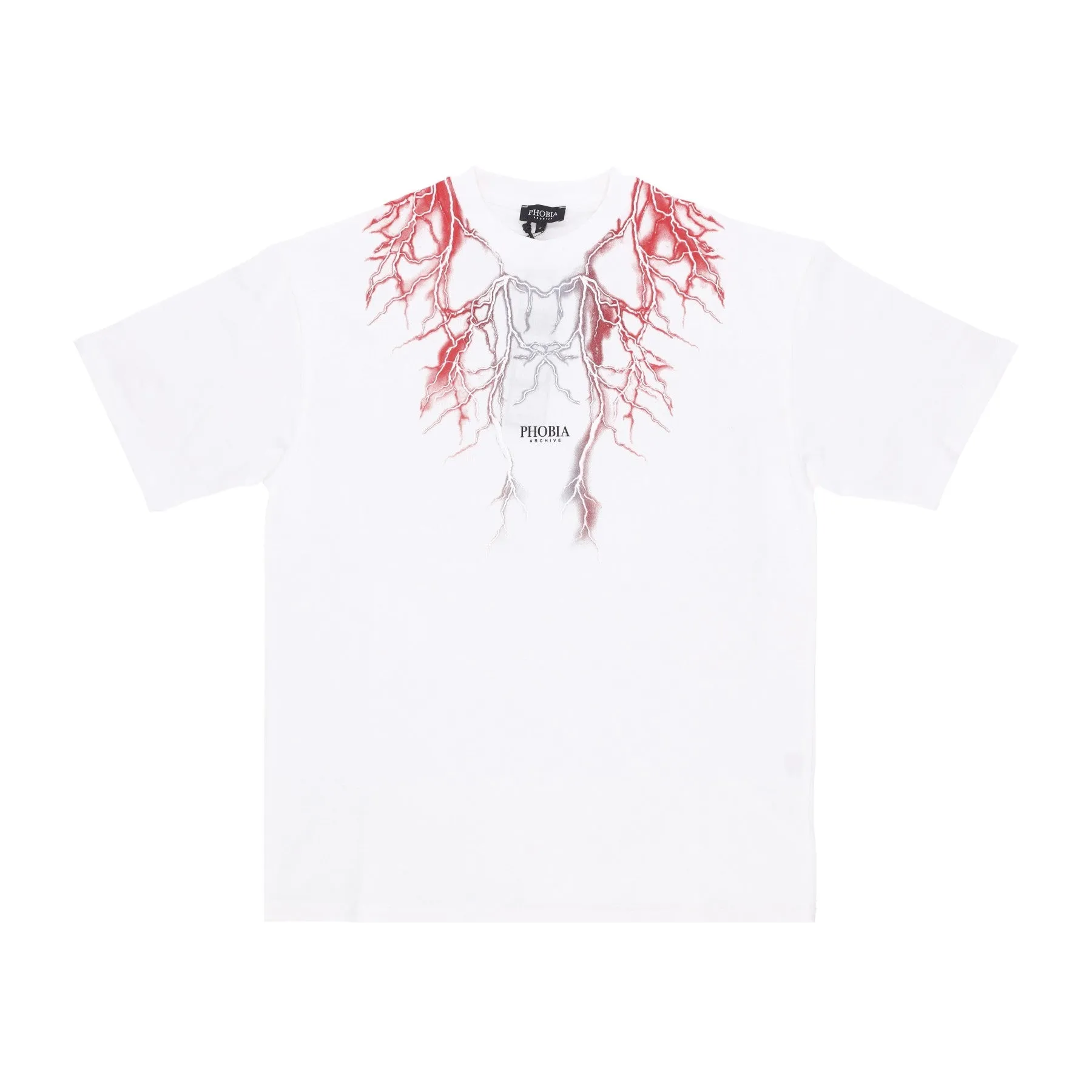 Maglietta Uomo Lightning Tee White/red/grey