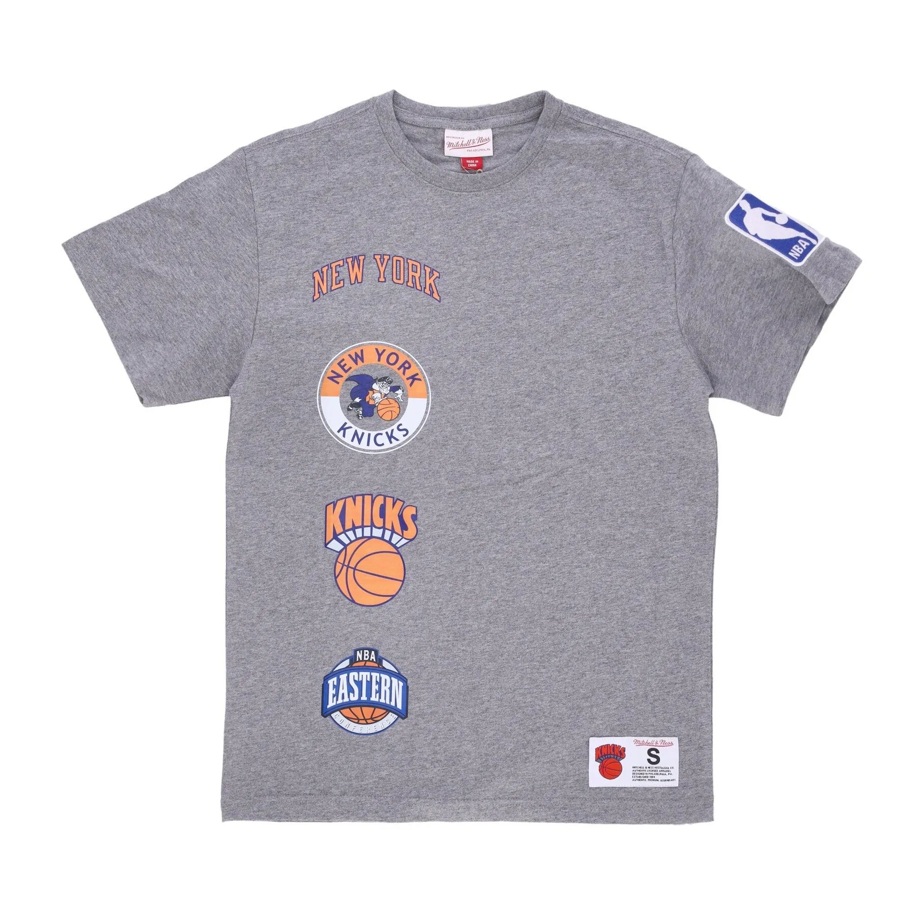 Maglietta Uomo Nba Hometown Tee Neykni Grey Heather