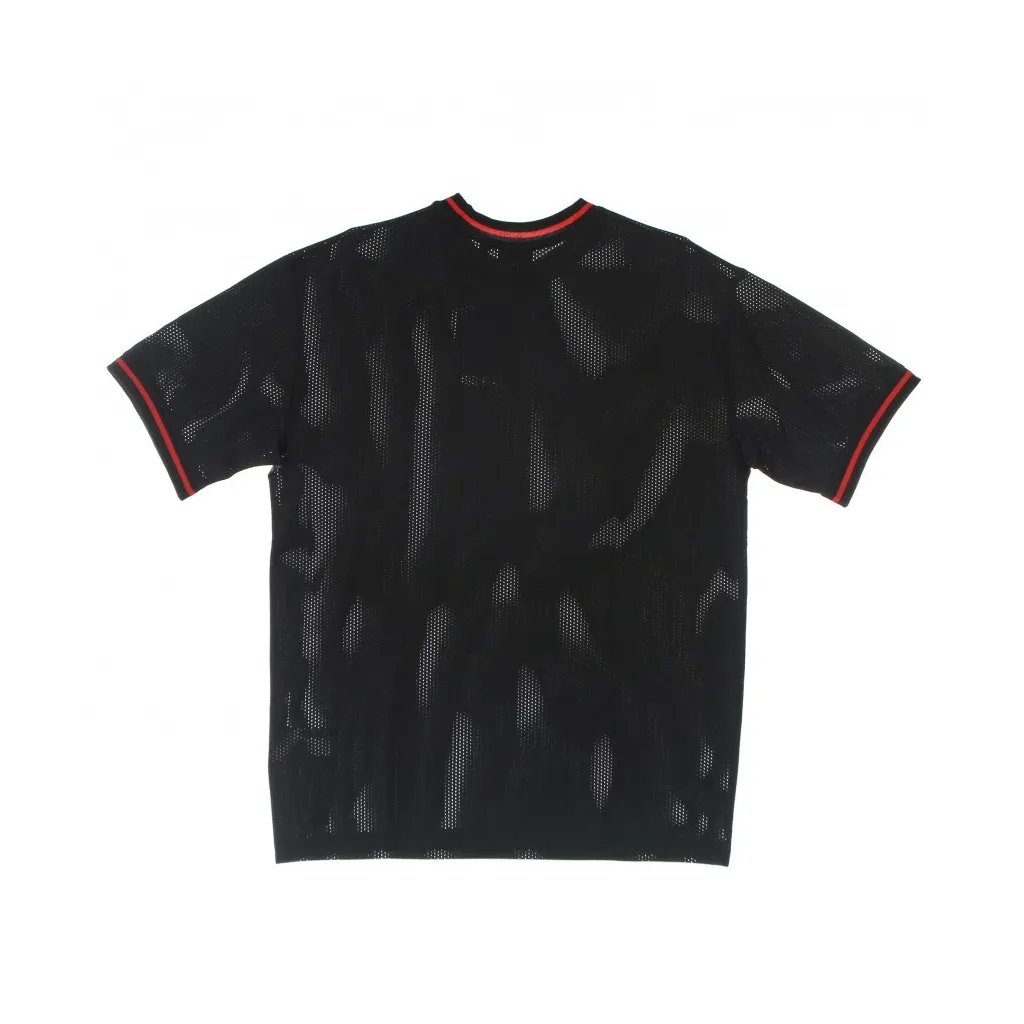 maglietta uomo nba mesh team logo oversized tee chibul BLACK