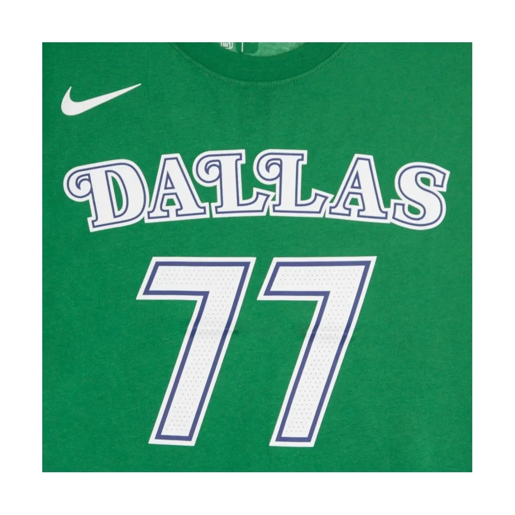maglietta uomo nba tee harwood classic no 77 luka doncic dal mav CLOVER