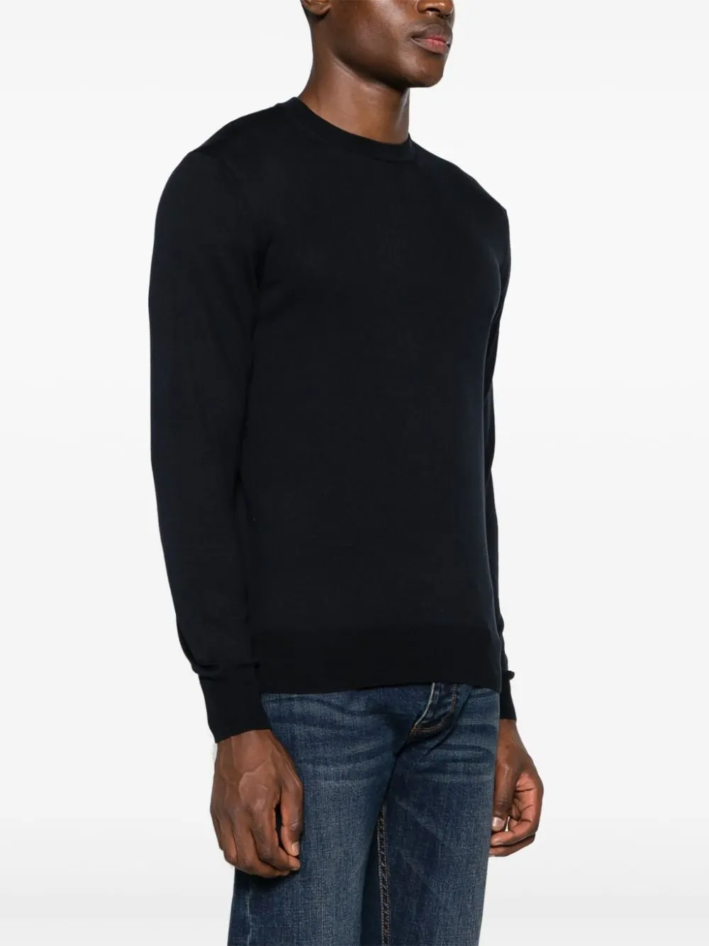 Maglione a girocollo in blu notte Ballantyne - uomo