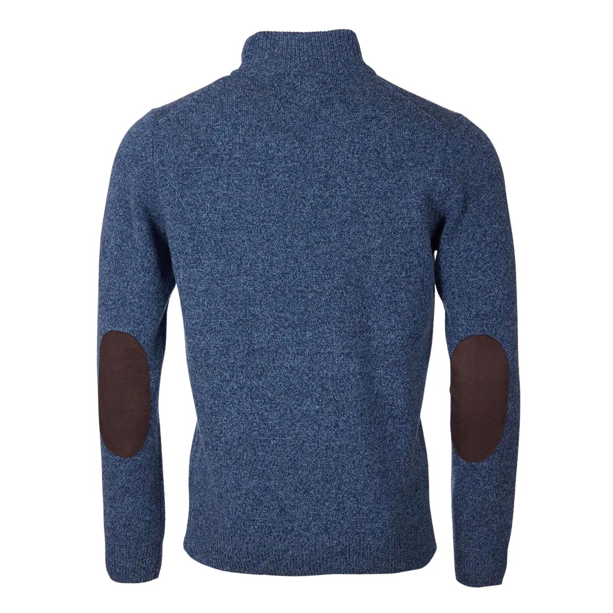 Maglione Barbour Essential Patch Half Zip Blu Inchiostro