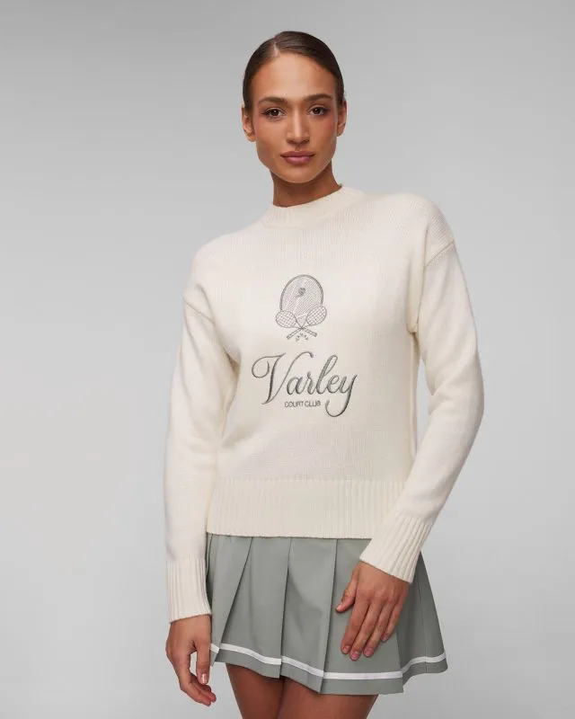 Maglione bianco da donna Varley Edie Namesake Knit