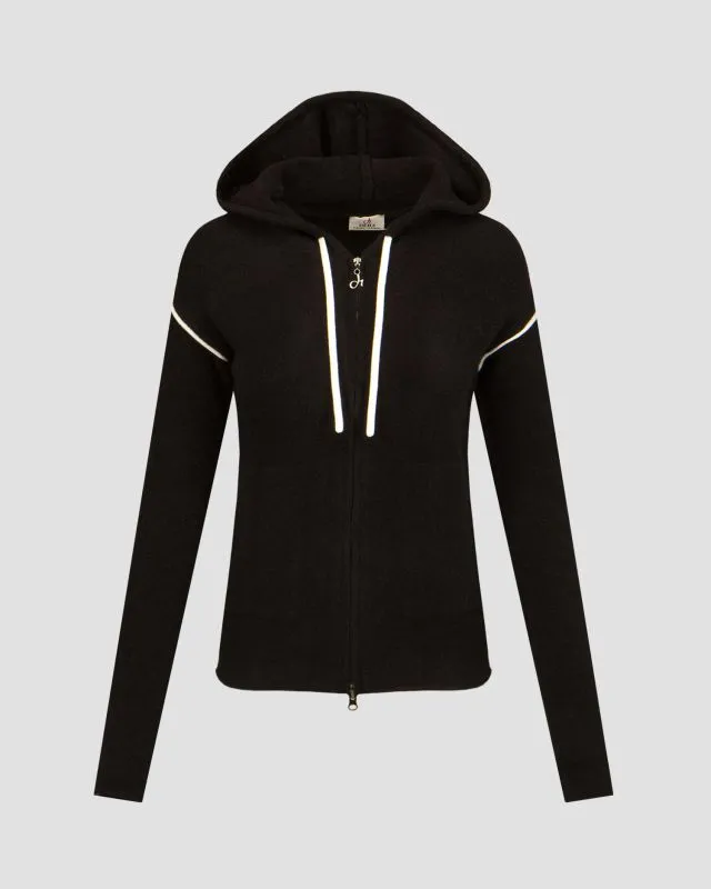 Maglione con chiusura da donna con lana Deha