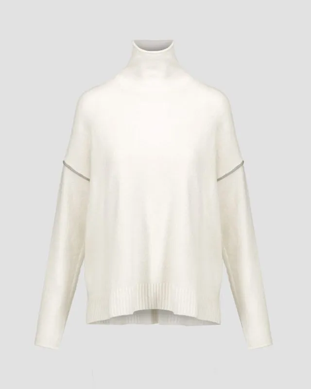Maglione con mezzo collo alto da donna Deha
