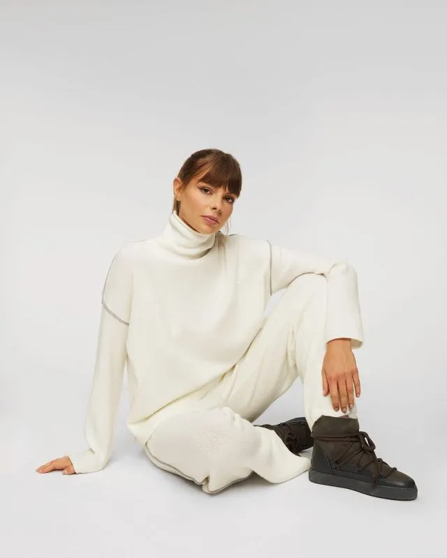Maglione con mezzo collo alto da donna Deha