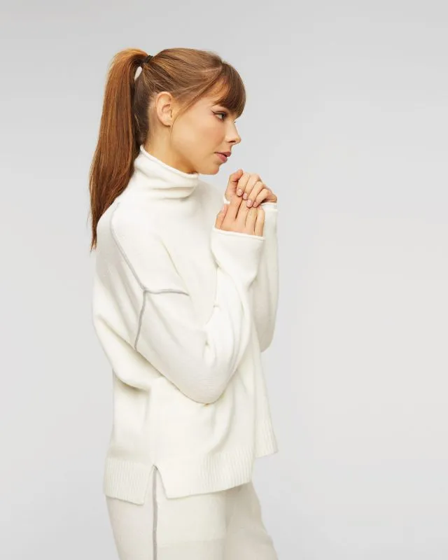 Maglione con mezzo collo alto da donna Deha