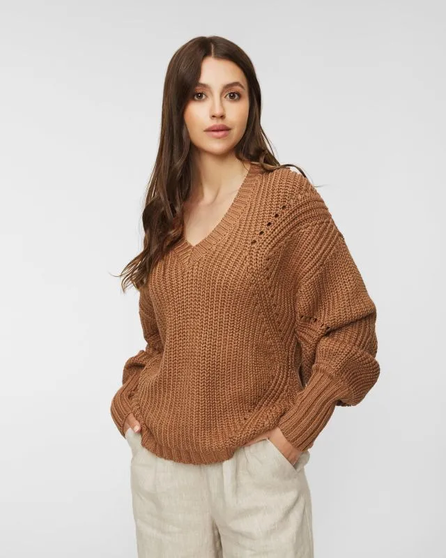 Maglione di lino JOSLIN PAYTON LINEN COTTON KNIT