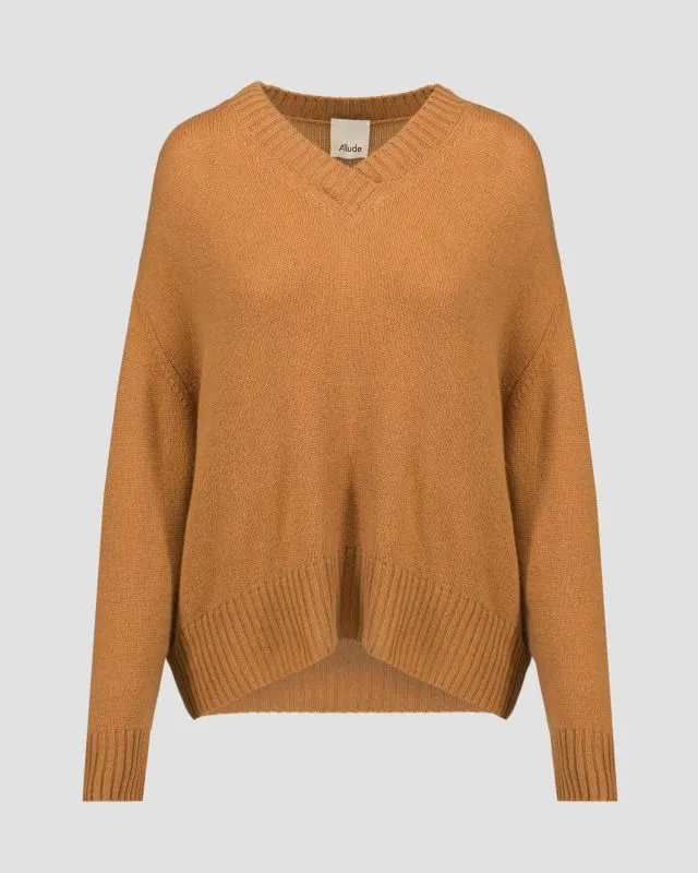 Maglione in cashmere da donna Allude V-sweater