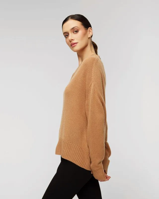 Maglione in cashmere da donna Allude V-sweater
