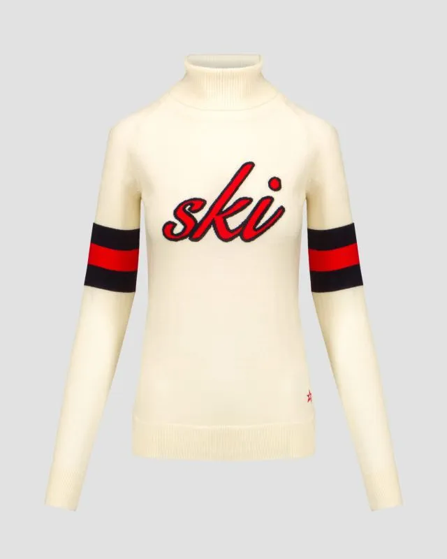 Maglione in lana merino donna Perfect Moment Neve