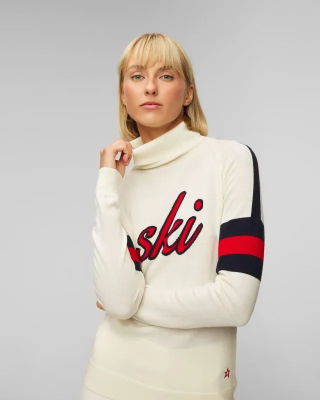 Maglione in lana merino donna Perfect Moment Neve
