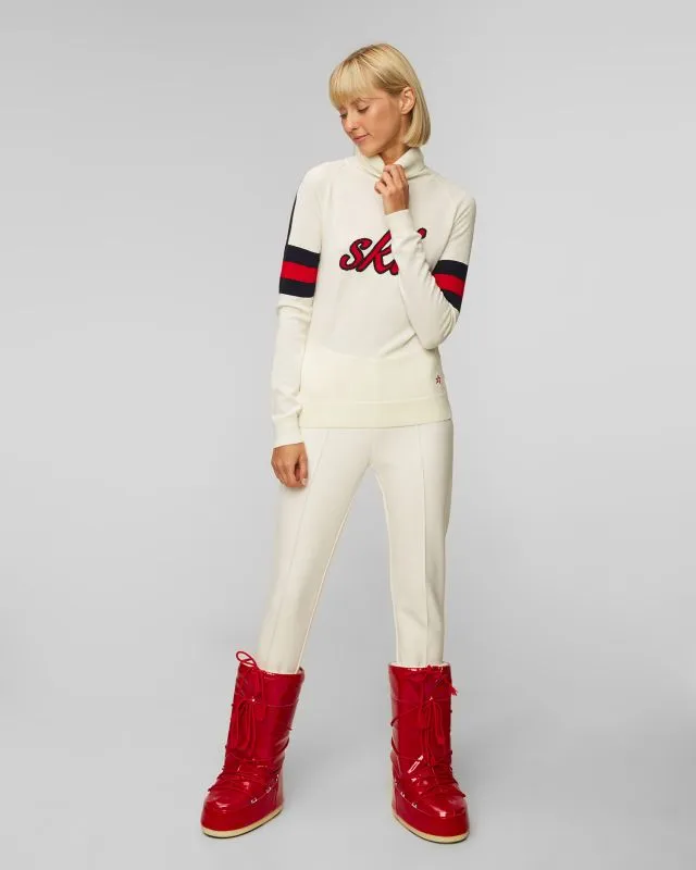 Maglione in lana merino donna Perfect Moment Neve