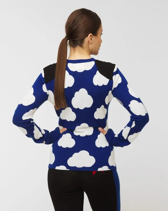 Maglione in lana ROSSIGNOL POETIC SKY ROUND NECK