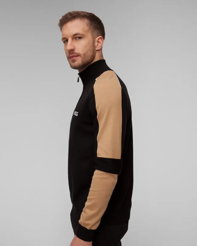 Maglione nero da uomo Hugo Boss Zelchior-X