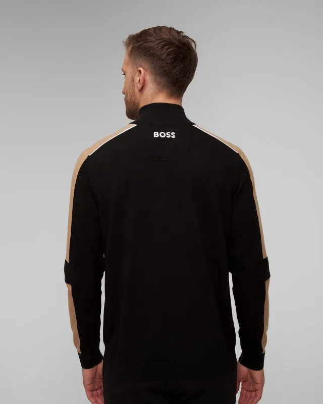 Maglione nero da uomo Hugo Boss Zelchior-X