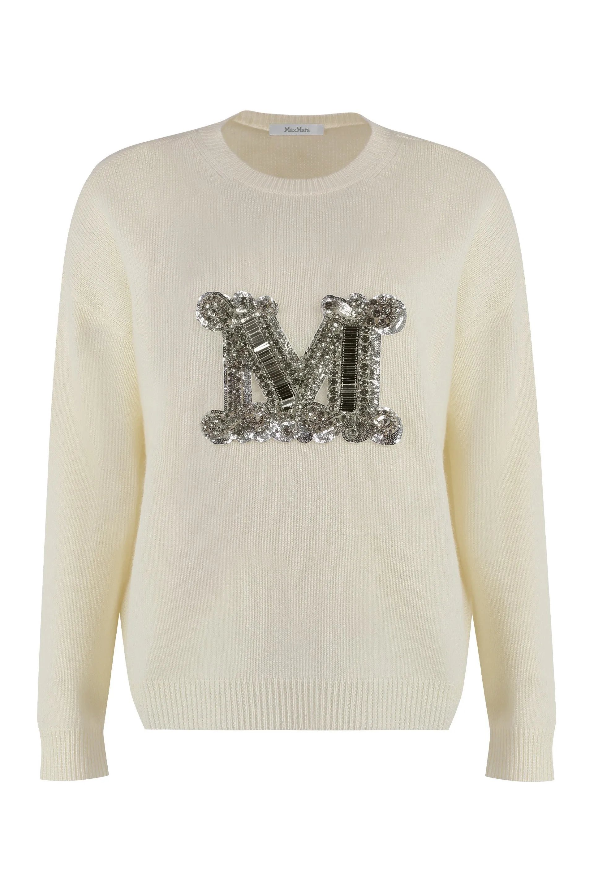 Max Mara Maglione Palato in lana e cachemire