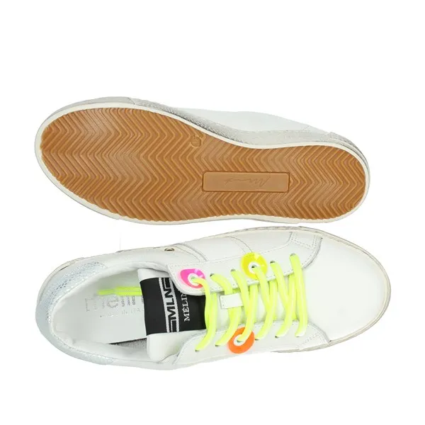 MELINE  SNEAKERS BASSA NCK167-PLE BIANCO