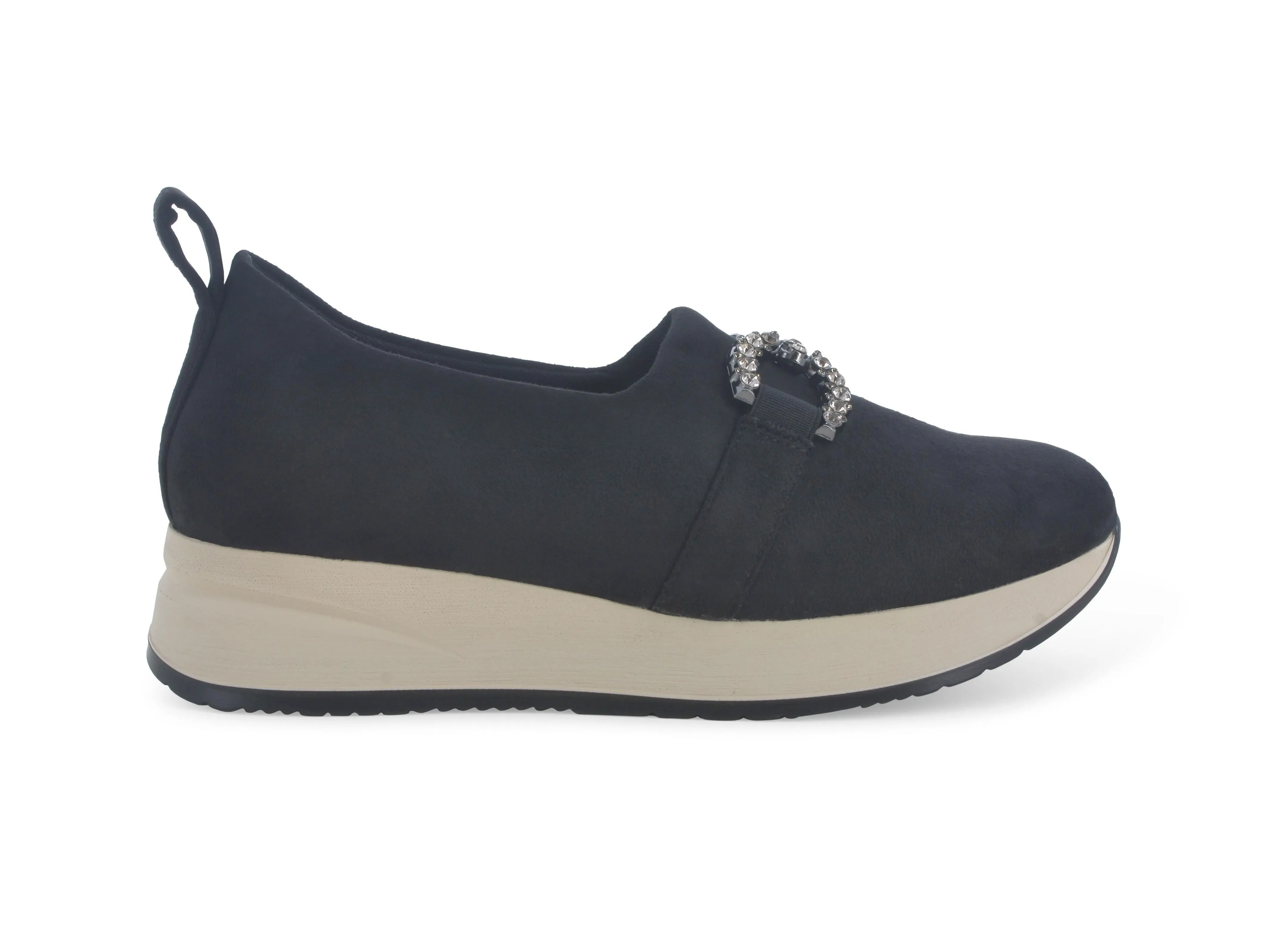 Melluso Scarpe Eleganti Slip-on Elasticizzate in Tessuto