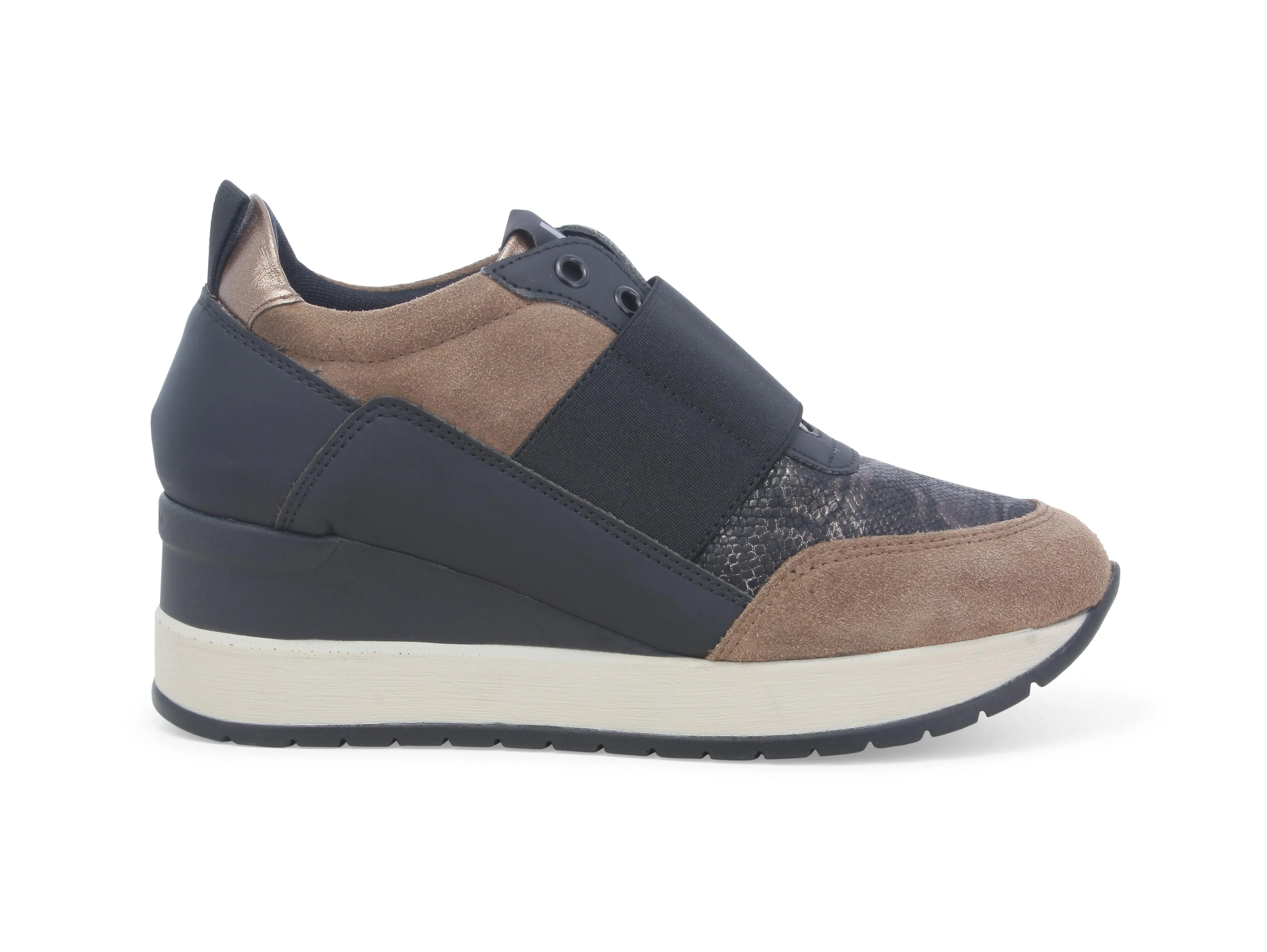 Melluso Scarpe Invernali Zeppa Slip-on Multimateriale