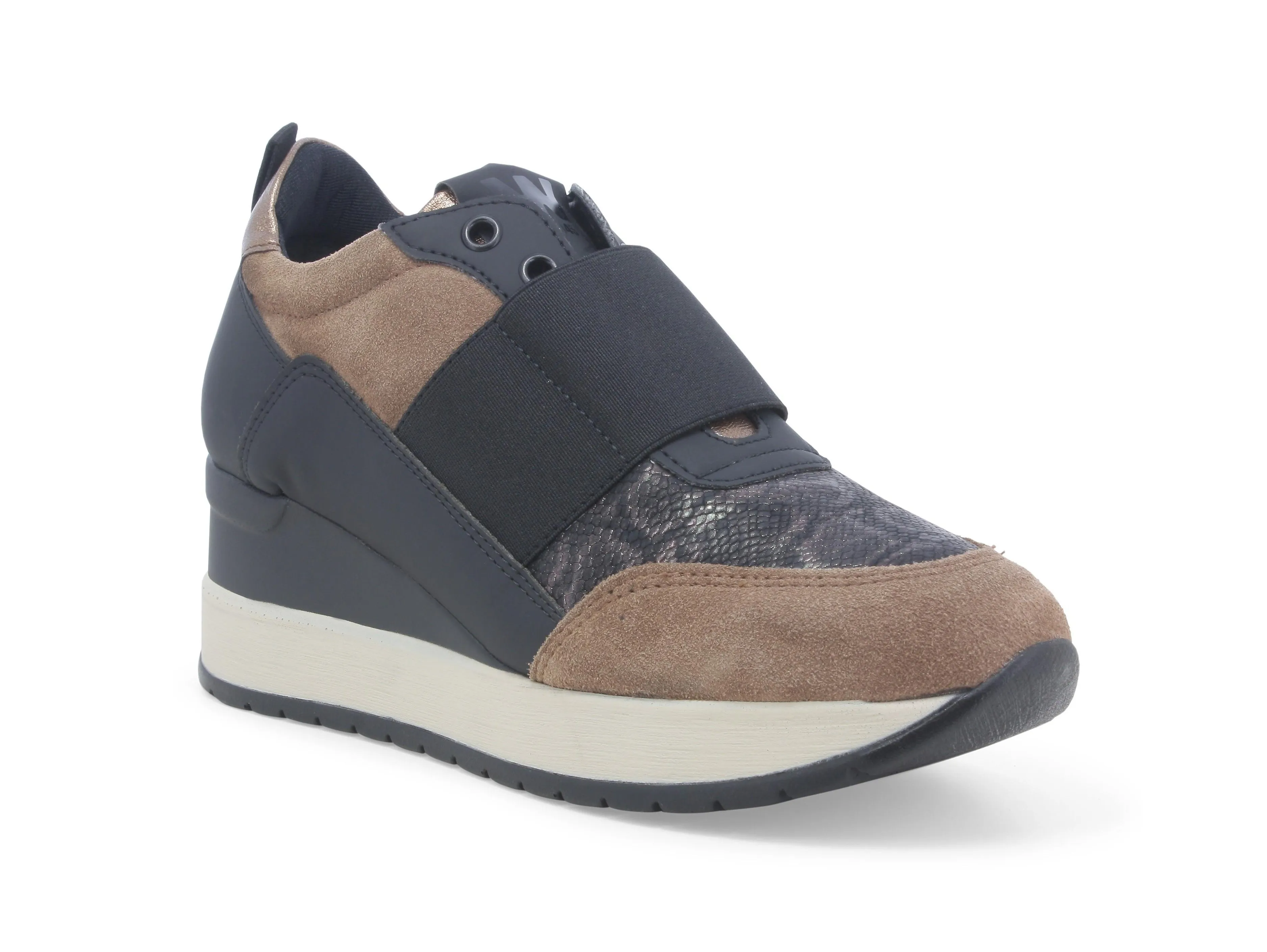 Melluso Scarpe Invernali Zeppa Slip-on Multimateriale