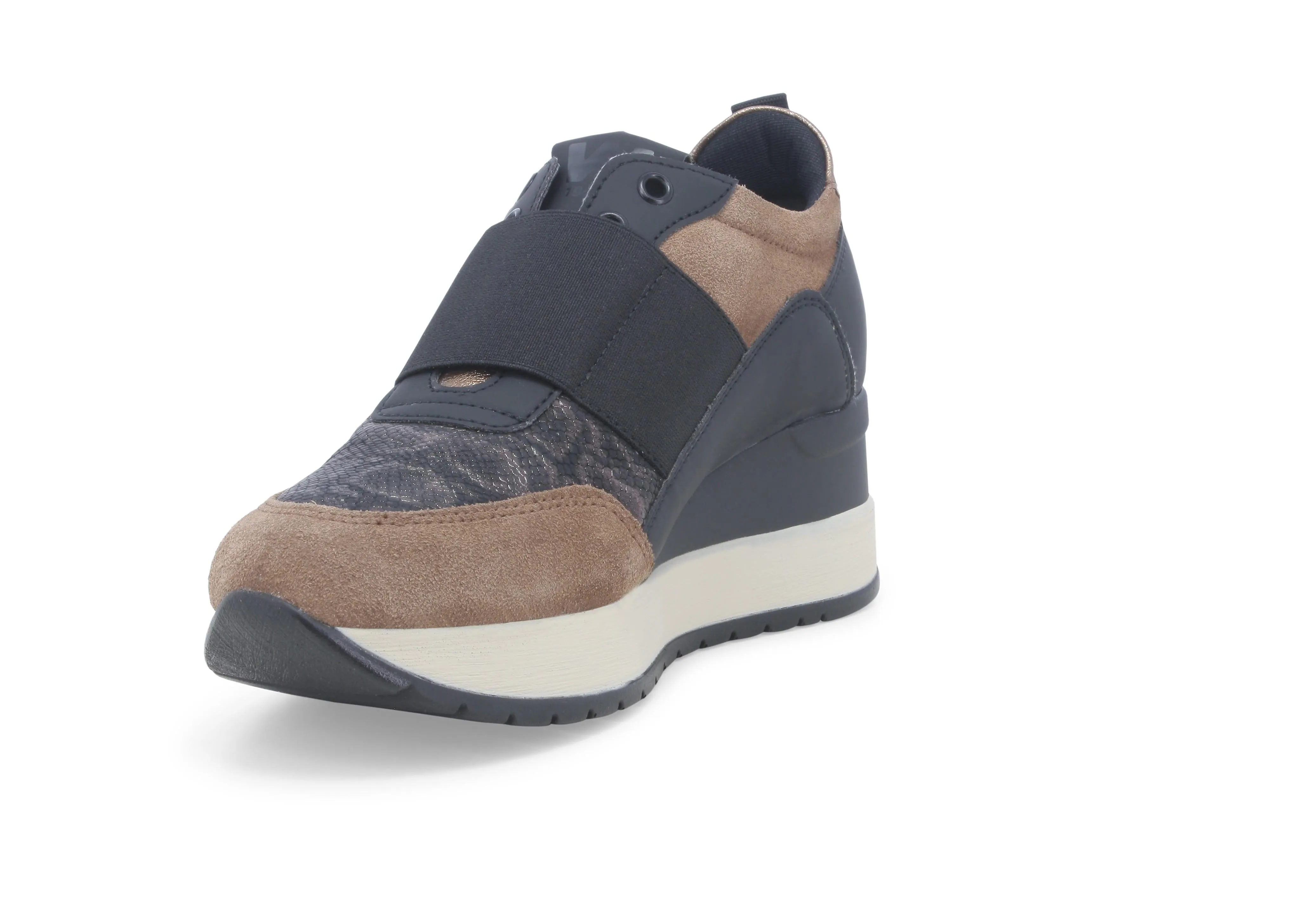 Melluso Scarpe Invernali Zeppa Slip-on Multimateriale