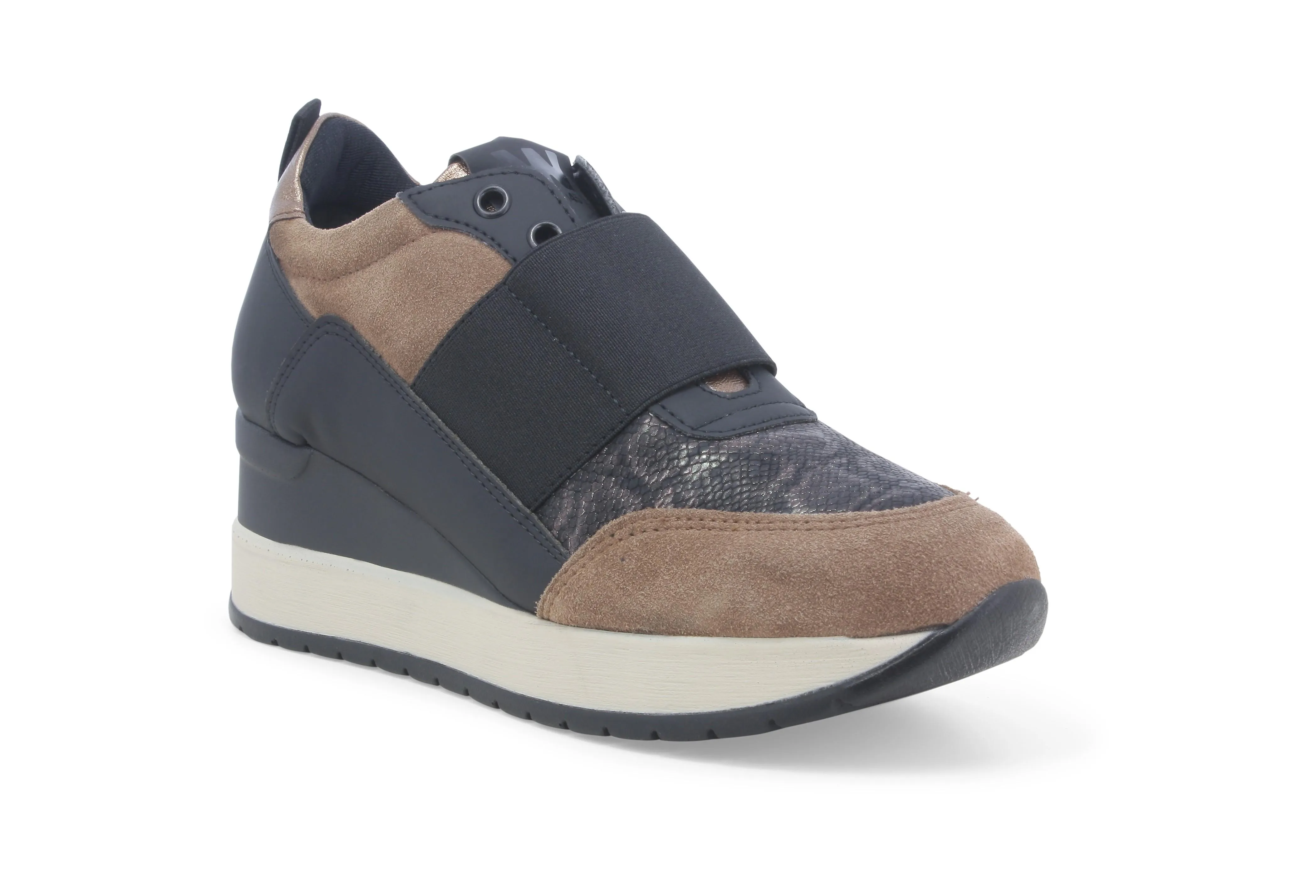 Melluso Scarpe Invernali Zeppa Slip-on Multimateriale