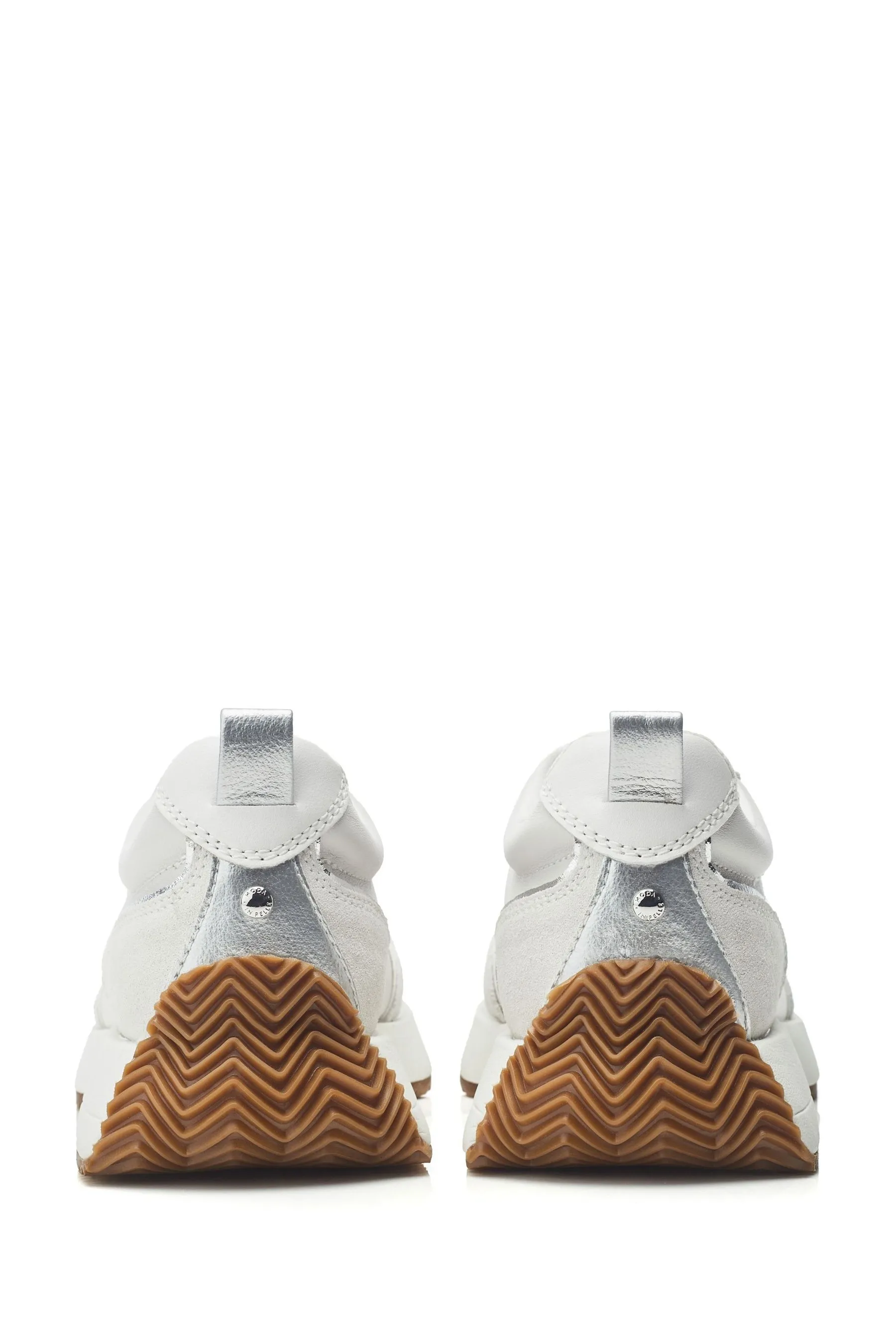 Moda in Pelle Athenea Chunky Stringato Passatoia Scarpe da ginnastica    