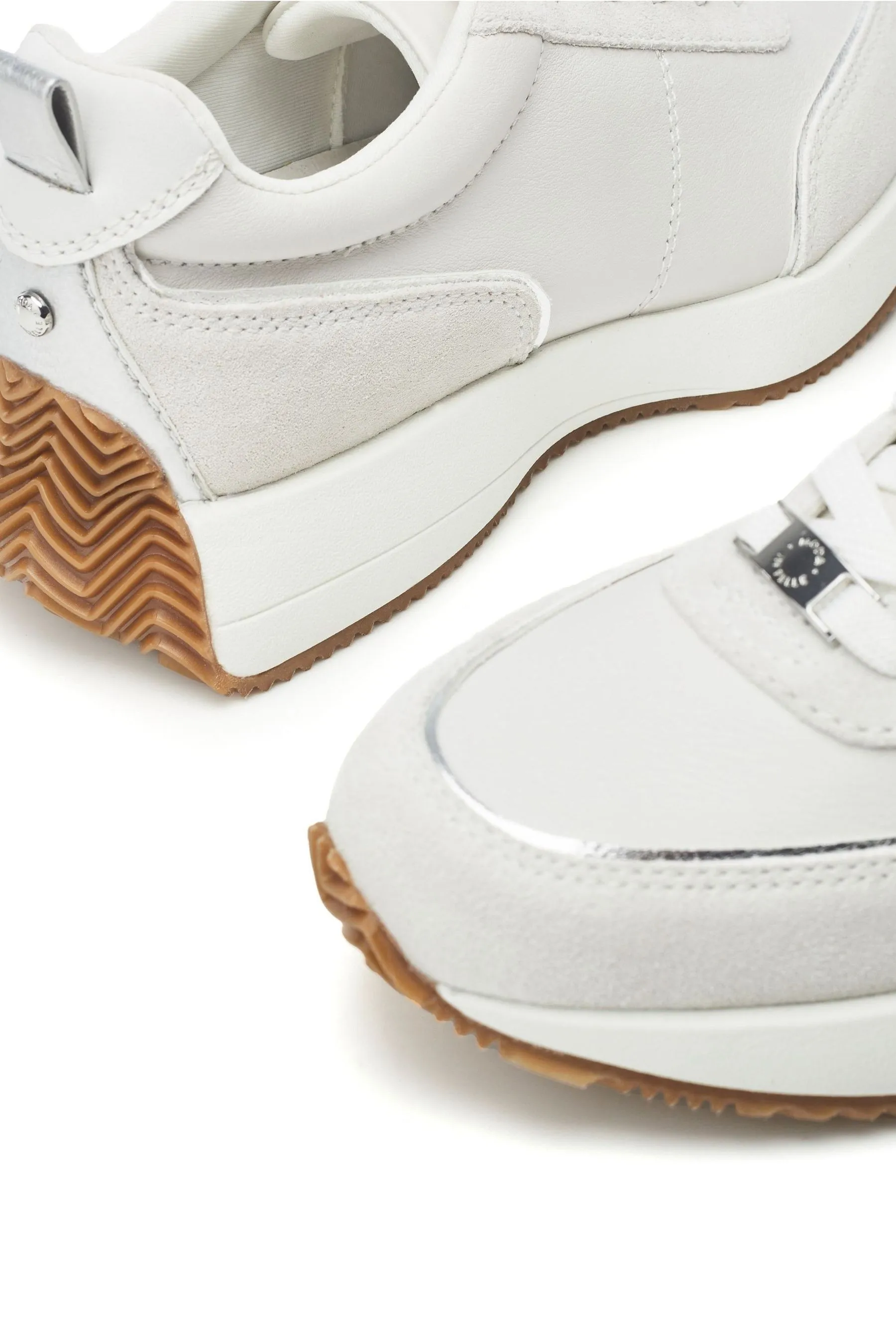 Moda in Pelle Athenea Chunky Stringato Passatoia Scarpe da ginnastica    