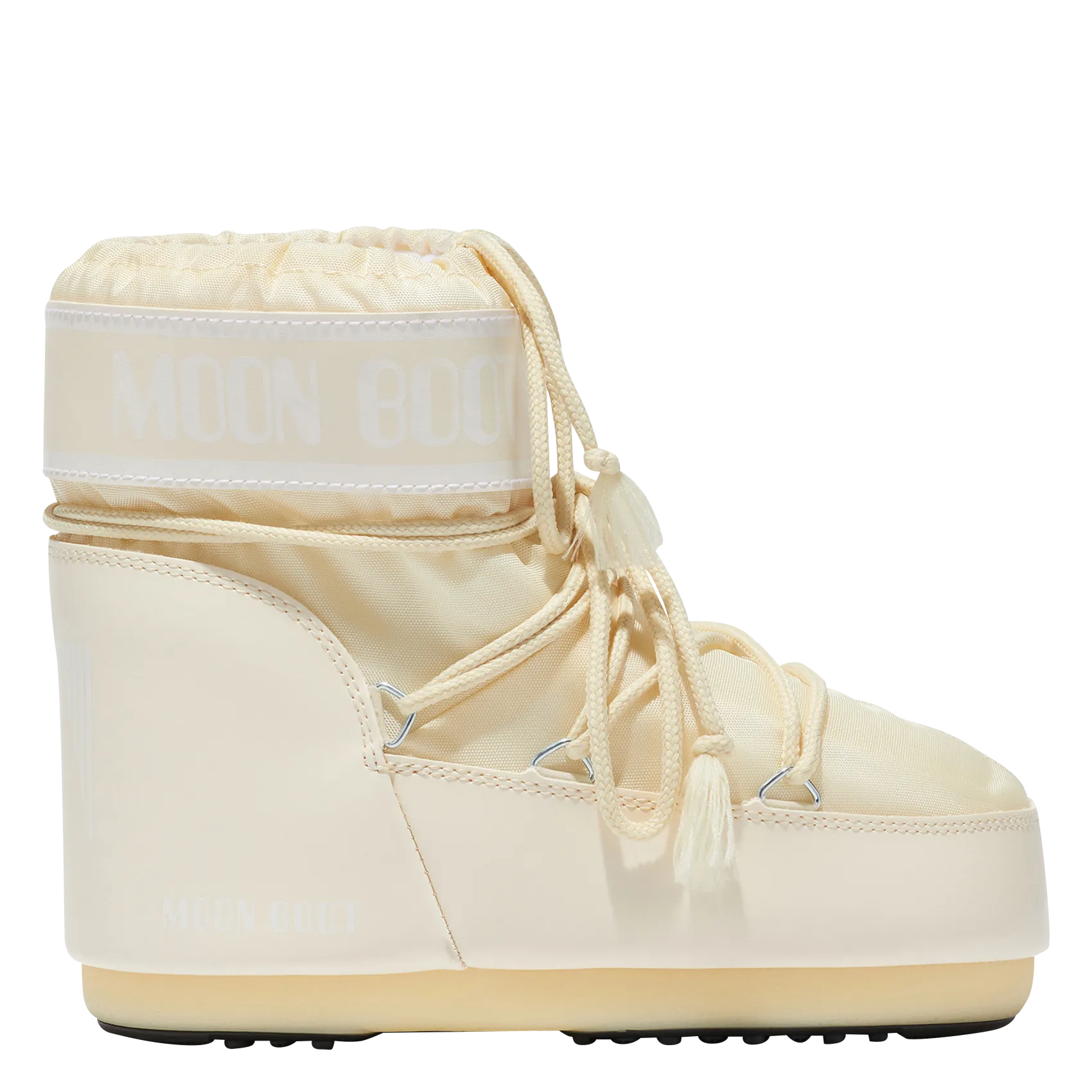  MOON BOOT   MB ICON LOW NYLON - Stivaletti stringati | Beige