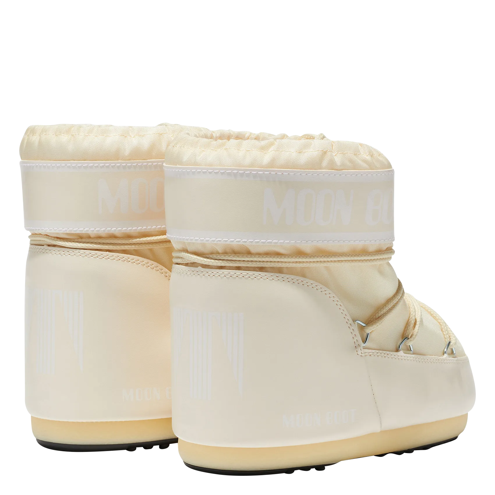  MOON BOOT   MB ICON LOW NYLON - Stivaletti stringati | Beige