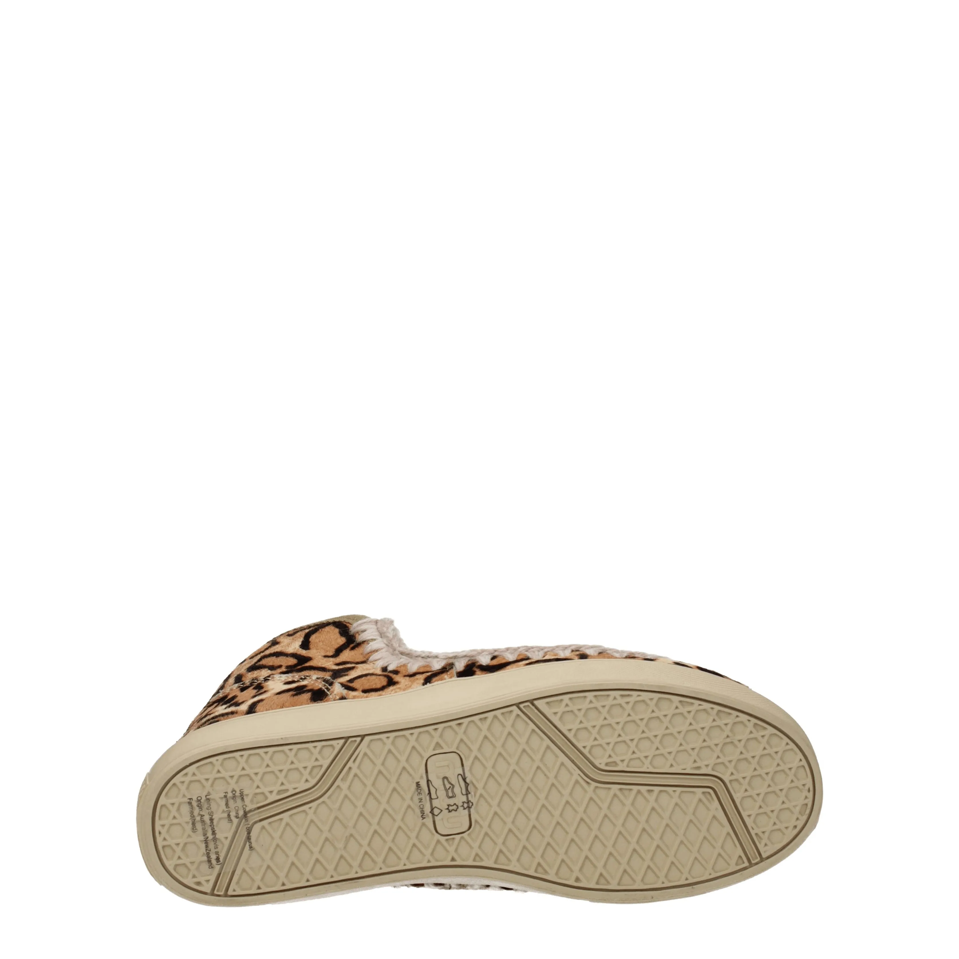 Mou Stivaletti Eskimo Donna Cavallino Beige/Leopardato
