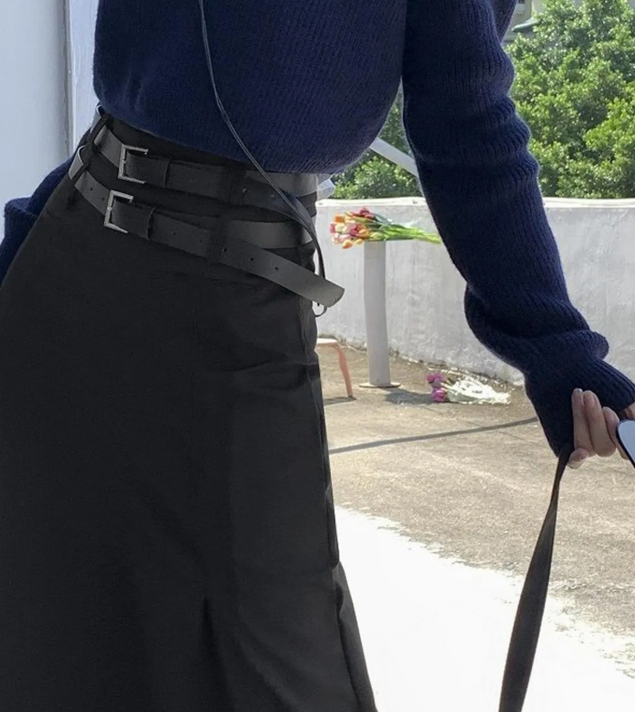 Moukyun Cintura Vintage Gonna Lunga Donna Primavera Anni 90 Estetica Streetwear  Gonne Elegante Vita Alta Sottile Gonne A Pi