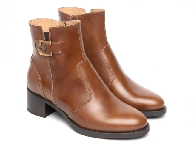 NERO GIARDINI SCARPE TRONCHETTI DONNA INVERNO I308232D 400  STIVALETTI CUOIO
