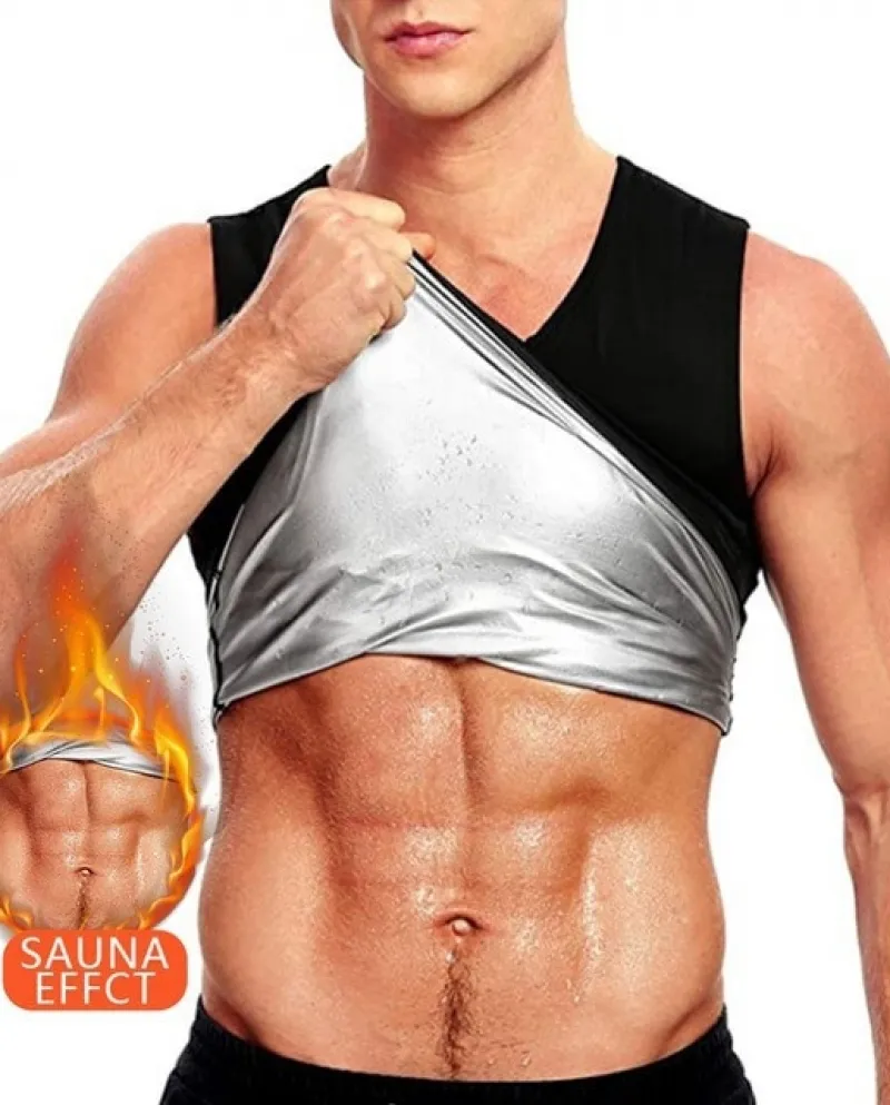 Nuovi Uomini Body Shaper Sauna Gilet di Sudore Uomini Ridurre Shaperwear Brucia Perdita di Peso Vita Trainer Corsetto Camicia To