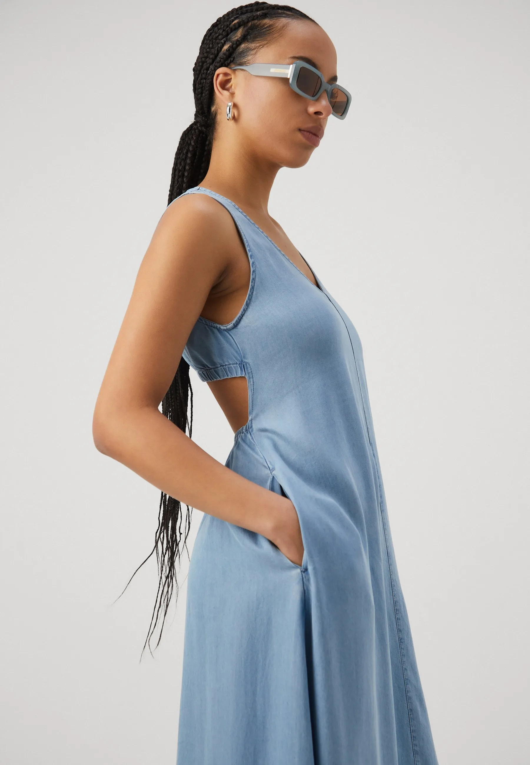 ONLBRIGHTON CUTOUT LONG DRESS  - Vestito lungo