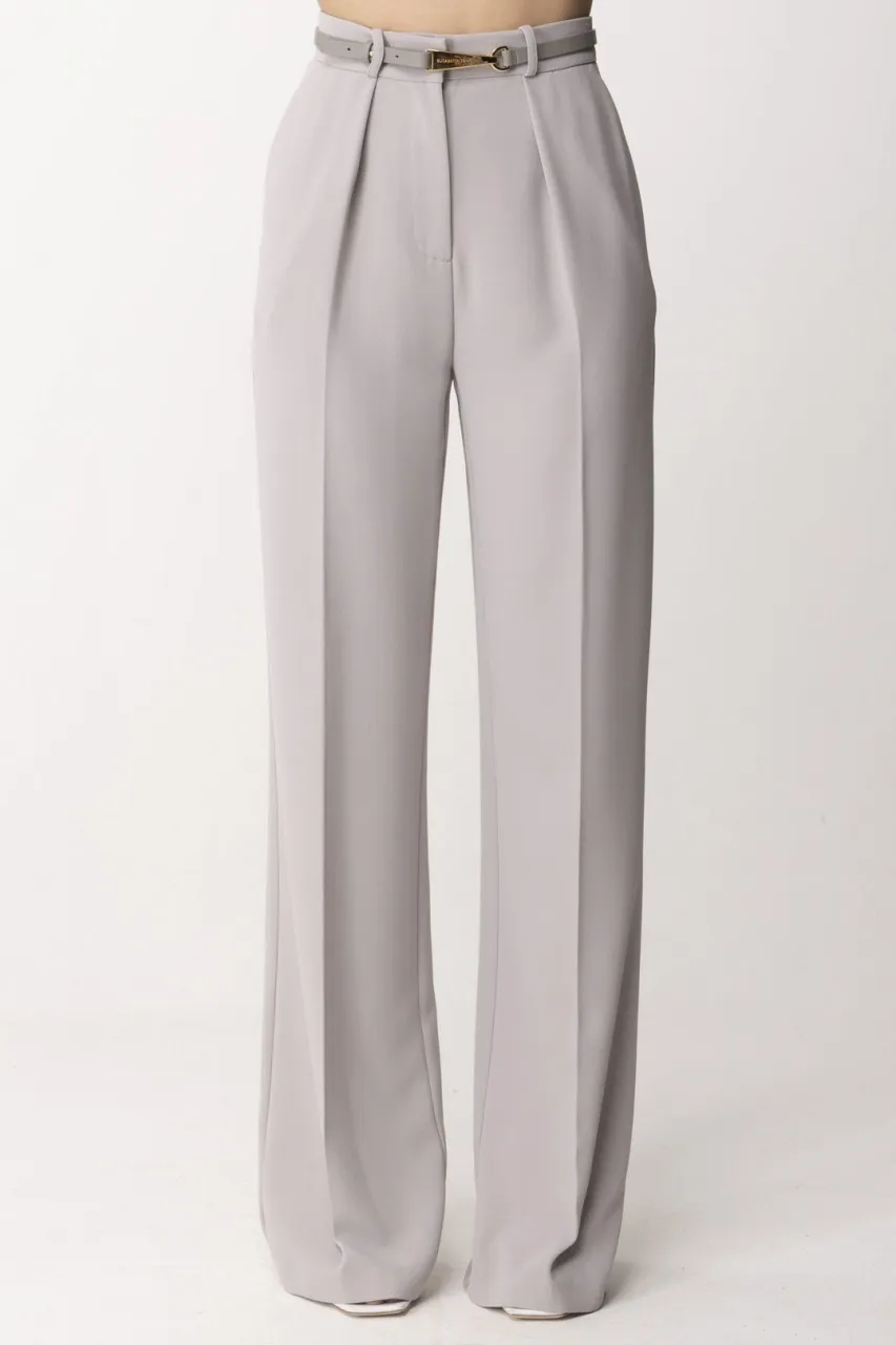Pantalone dritti con cintura Perla