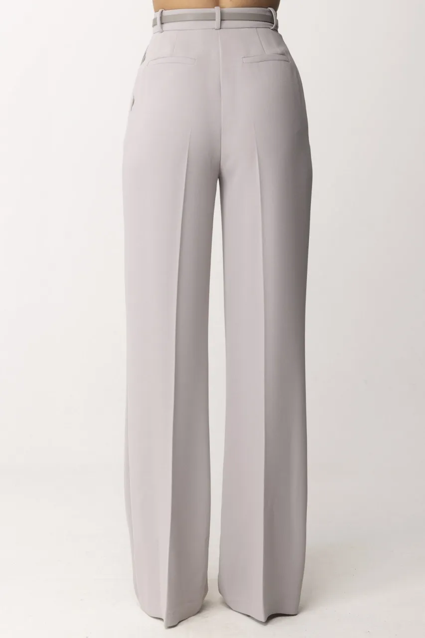 Pantalone dritti con cintura Perla