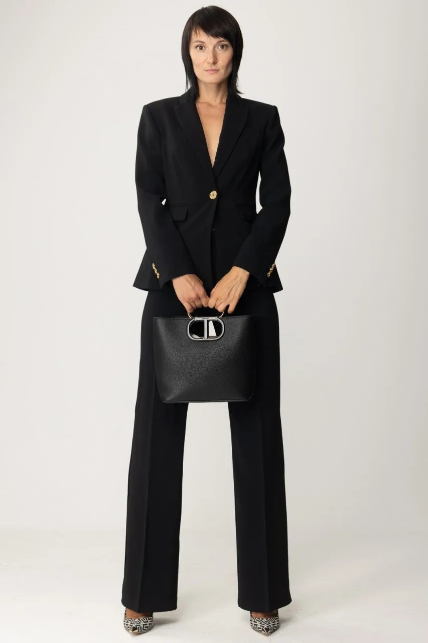 Pantaloni flare NERO LIMOUSINE