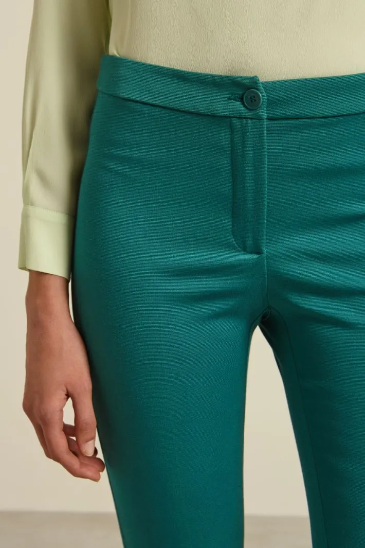 Pantaloni in faille di cotone
