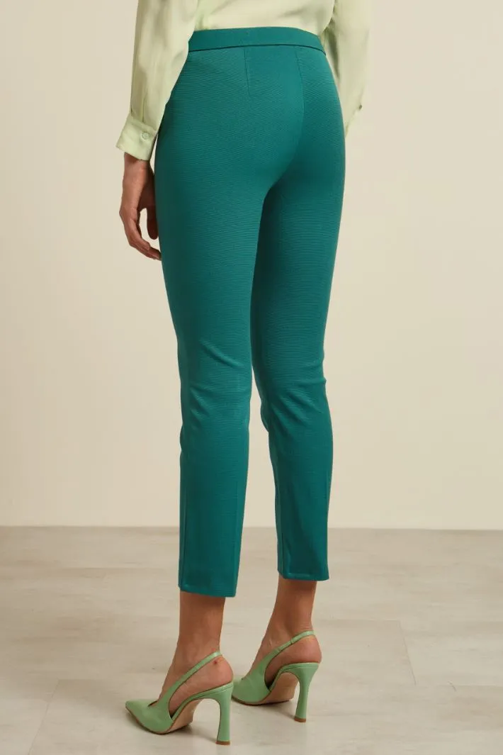 Pantaloni in faille di cotone