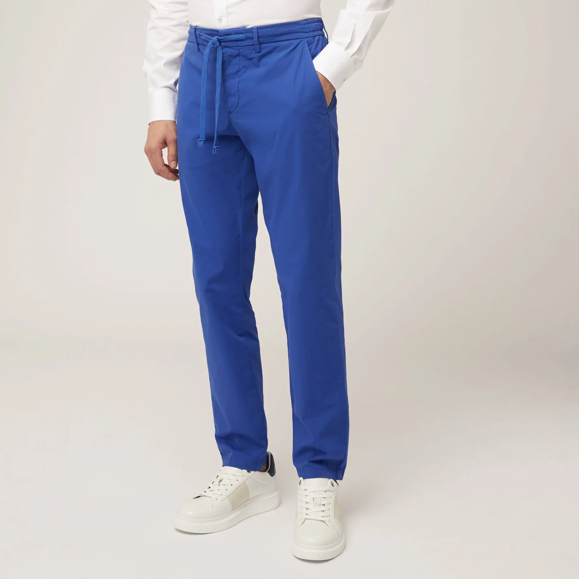 Pantaloni Jogger In Cotone in Ortensia: Weekends Away Di Lusso | Harmont & Blaine®