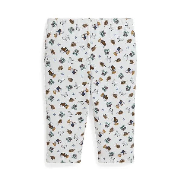 Pantaloni Polo Bear double-face cotone