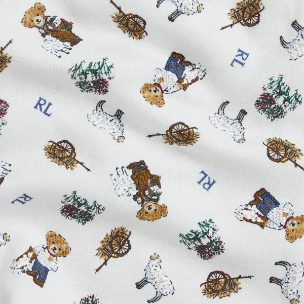 Pantaloni Polo Bear double-face cotone