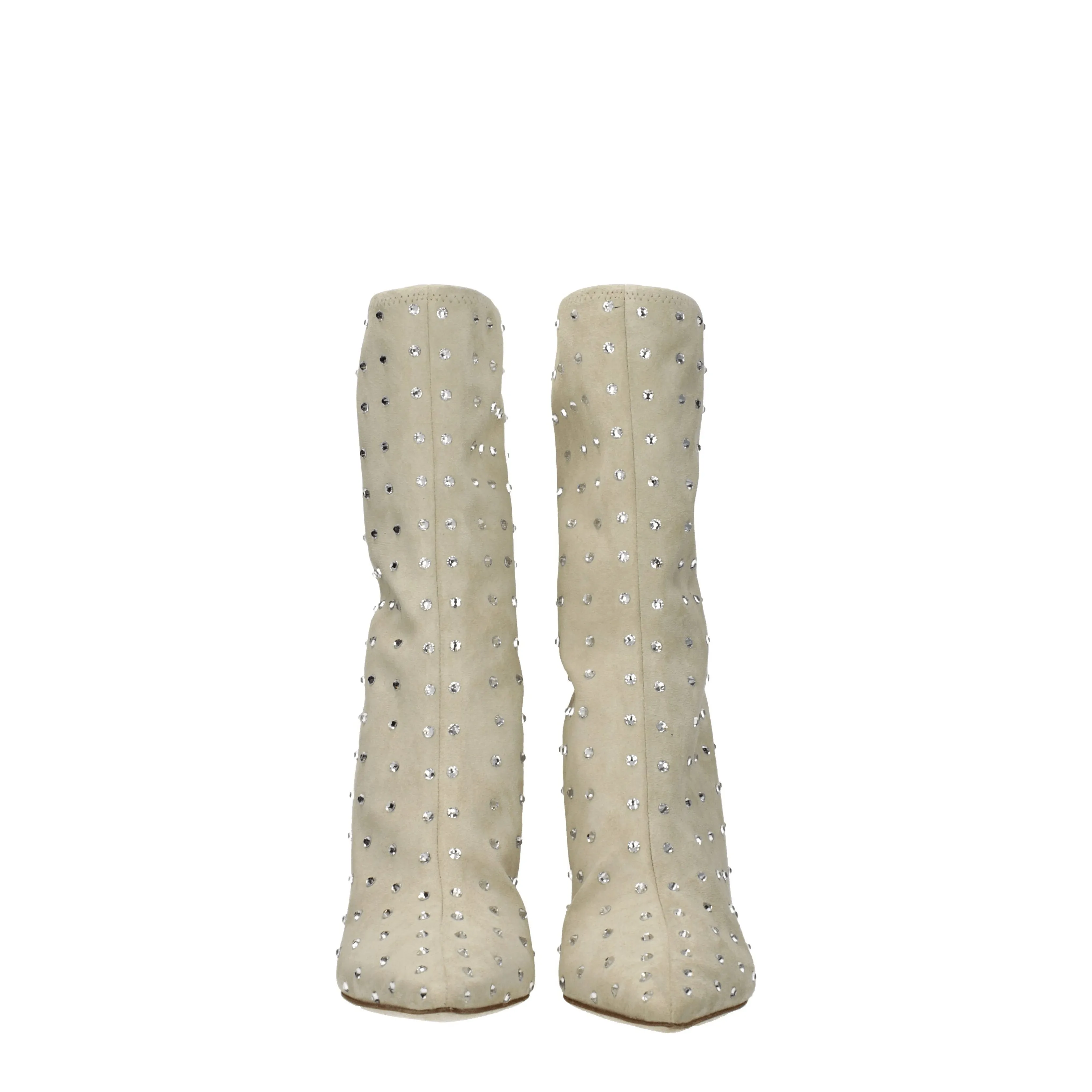 Paris Texas Stivaletti Holly Donna Camoscio Beige/Sasso