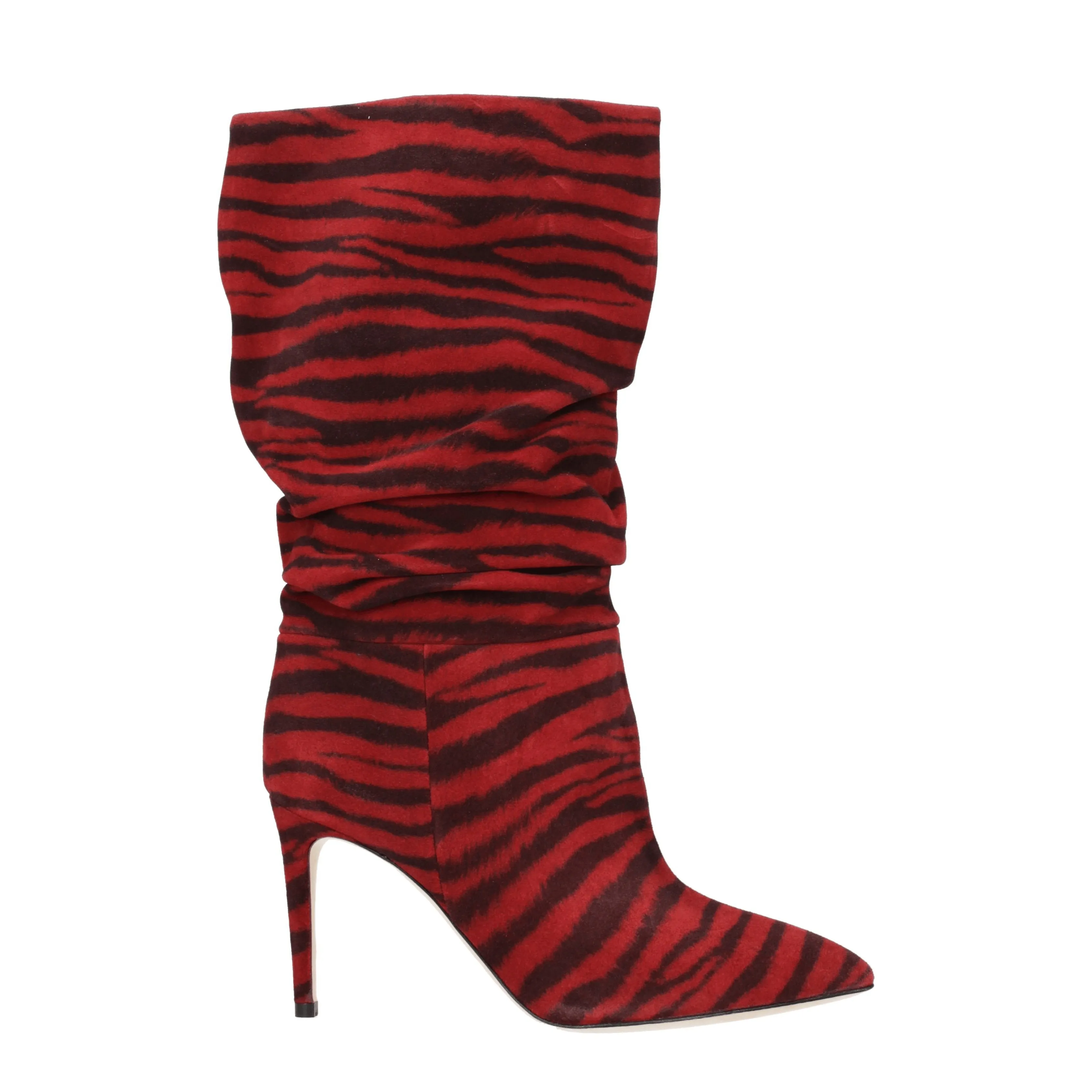 Paris Texas Stivaletti Slouchy Donna Camoscio Rosso