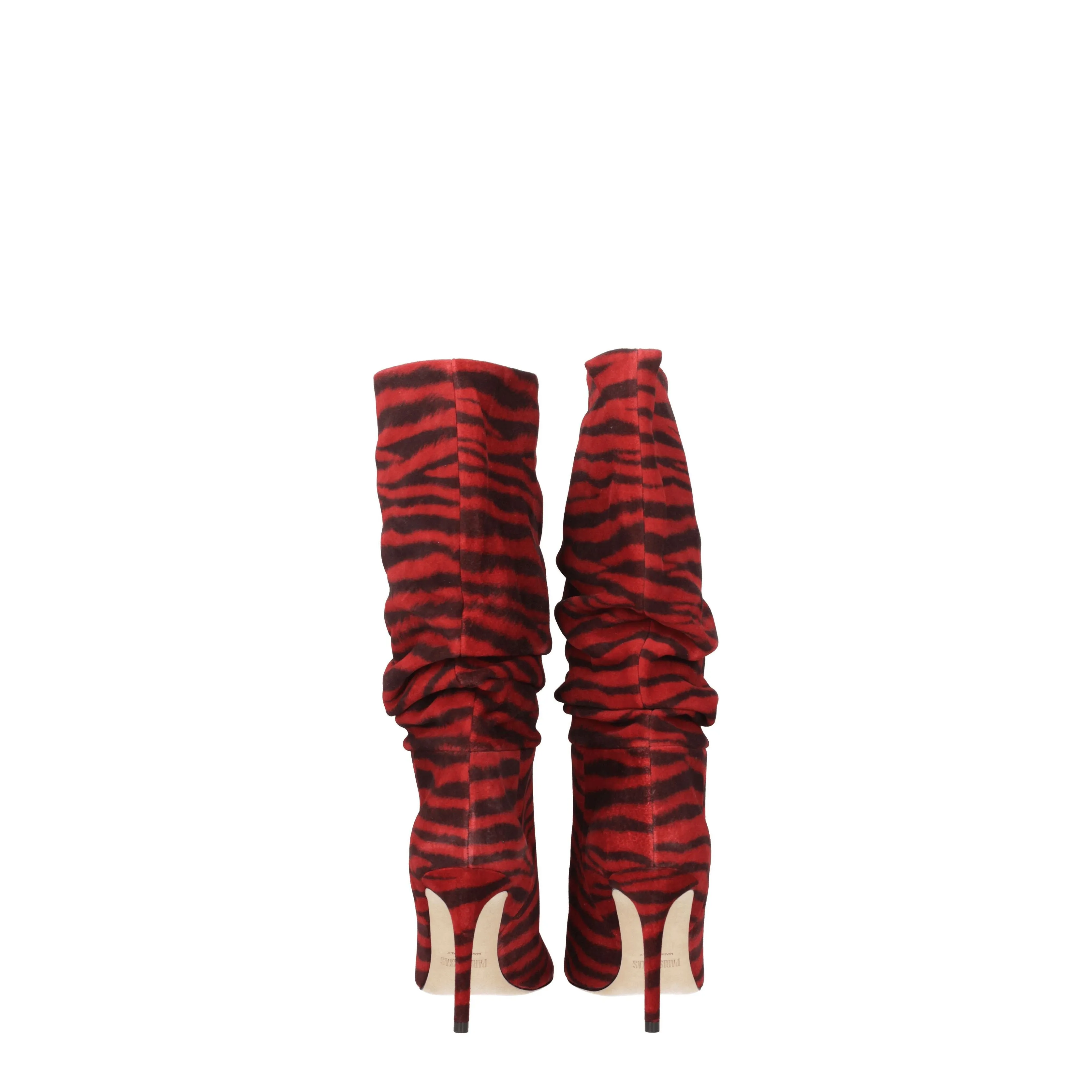 Paris Texas Stivaletti Slouchy Donna Camoscio Rosso