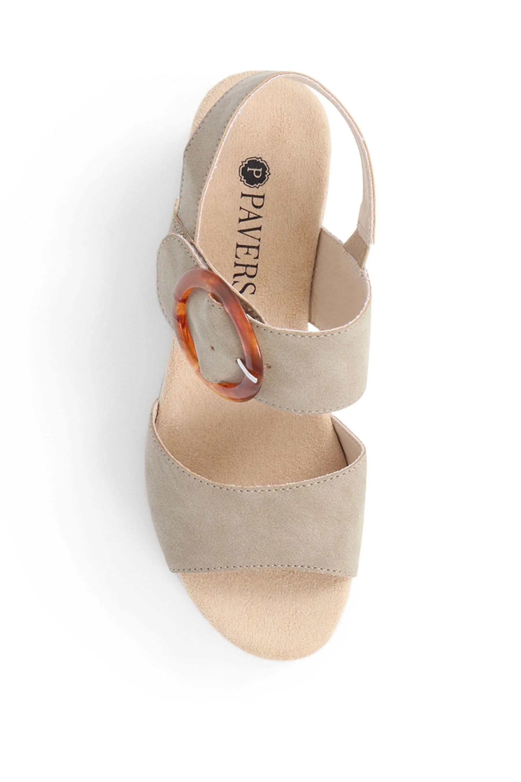 Pavers - Sandali con chiusura a touch e plateau