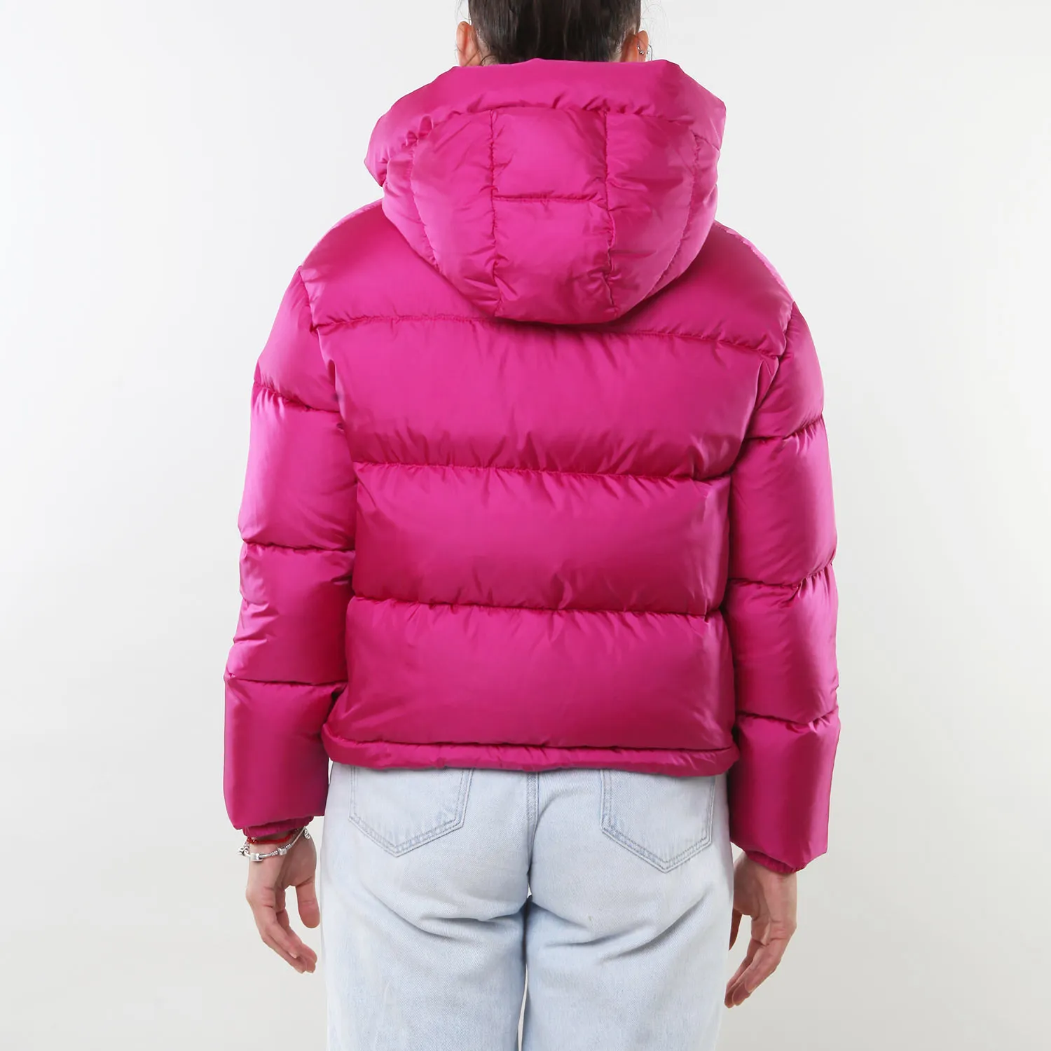 Piumino Corto Aspesi Magenta Bambina E Ragazza
