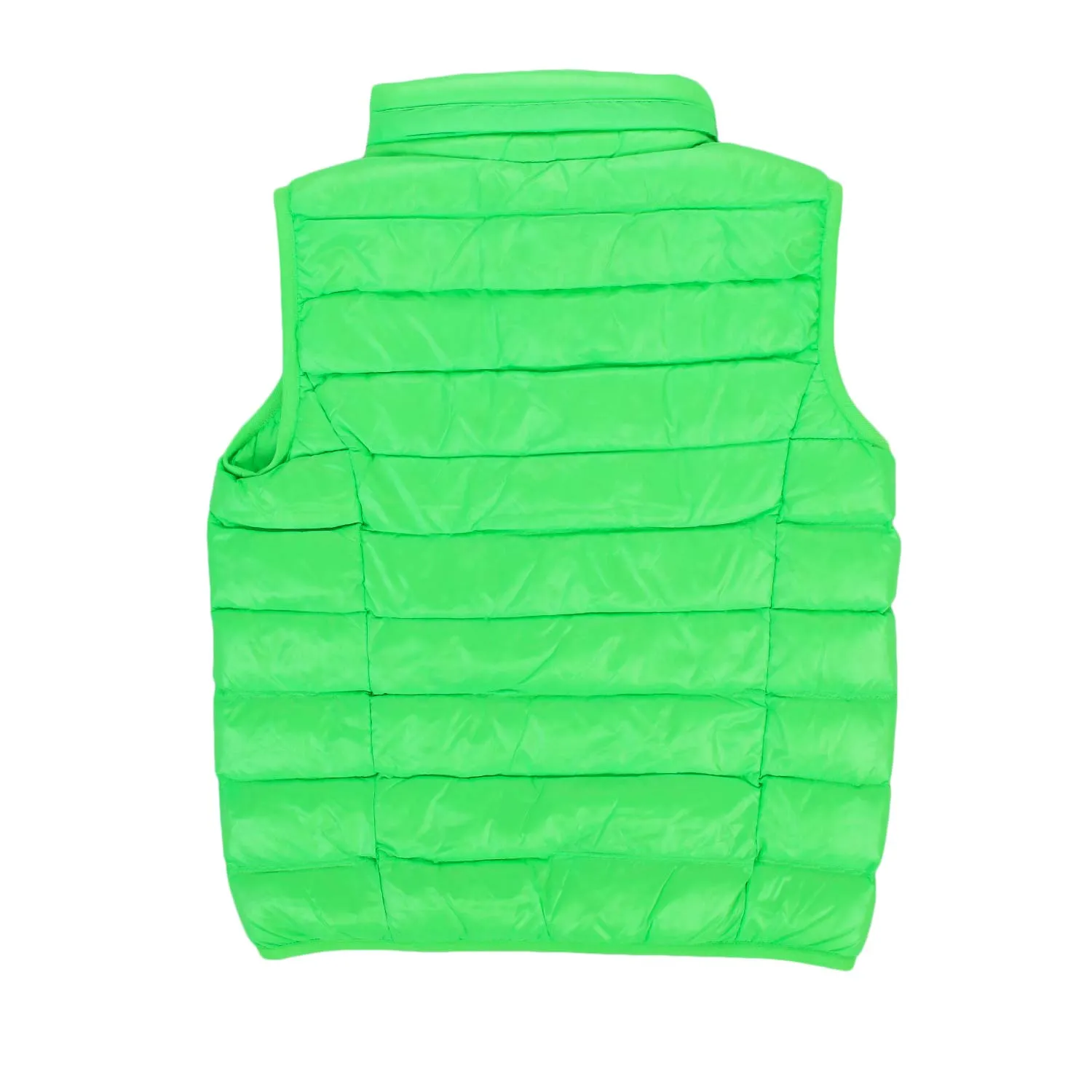 Piumino Gilet Verde Gecko Bambino E Teen